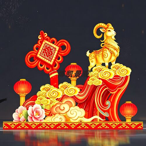 大型节日花灯户外灯会造型定制