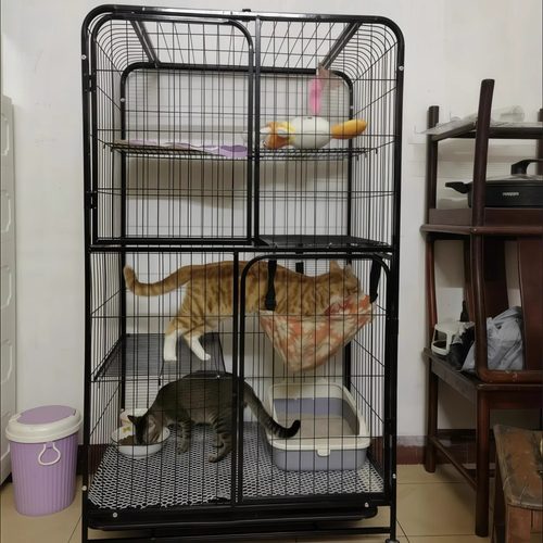 猫笼子家用室内带厕所一体猫别墅
