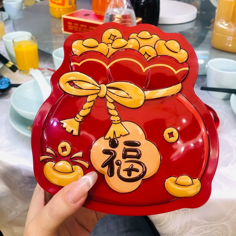 2026马年新年曲奇饼干零食包装盒太妃雪花酥铁盒马口方形烘焙礼盒