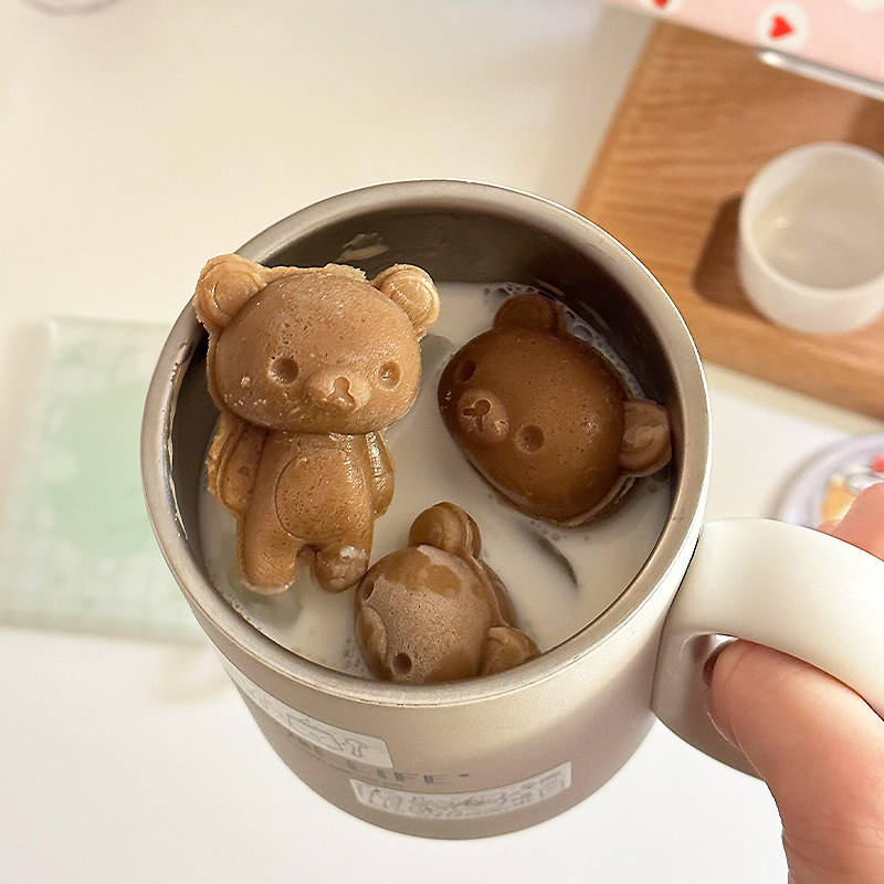 轻松熊冰格模具食品级软硅胶