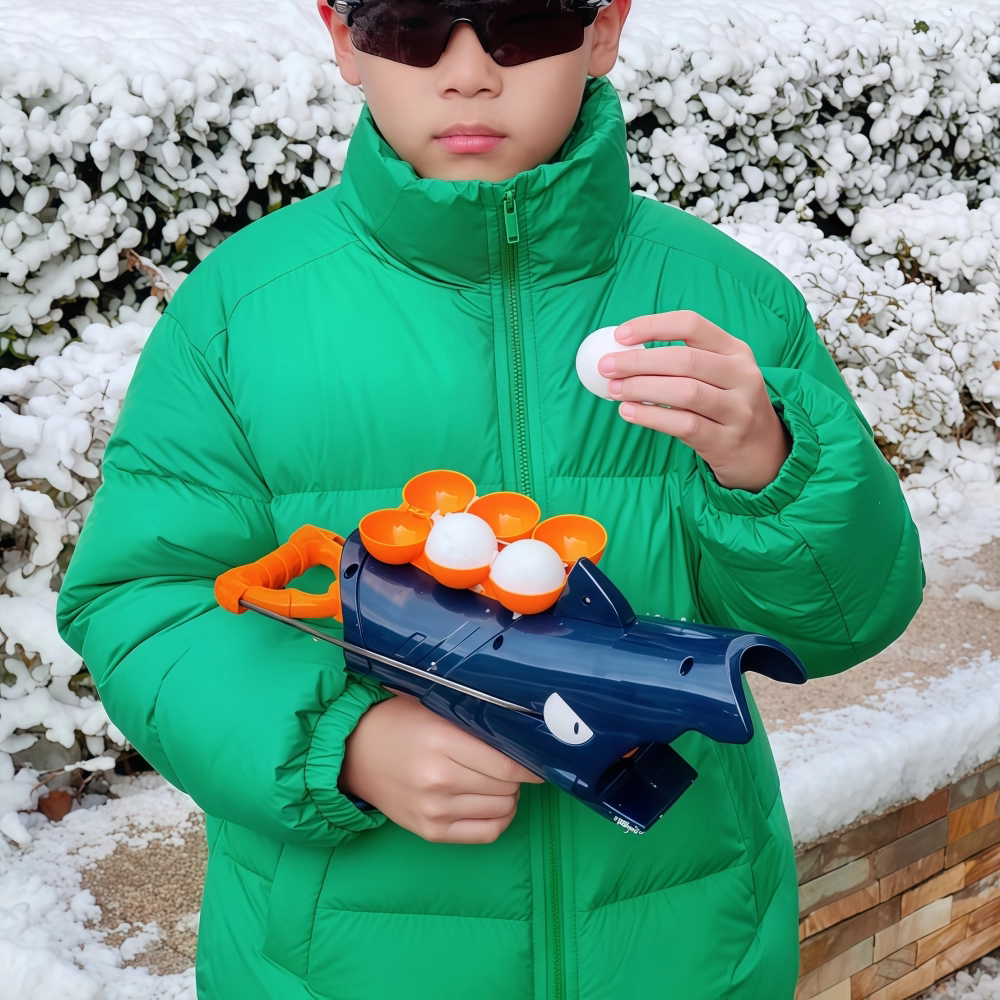 儿童雪球枪夹雪神器打雪仗玩具