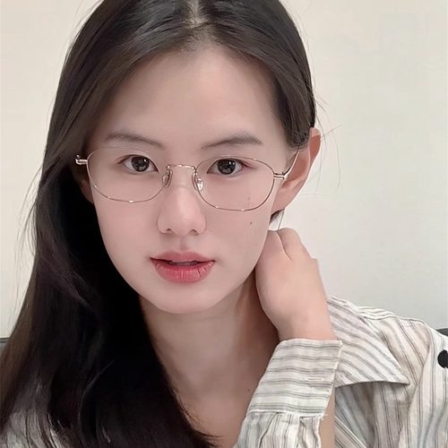 良也金丝多边框超轻6克轻盈柔韧