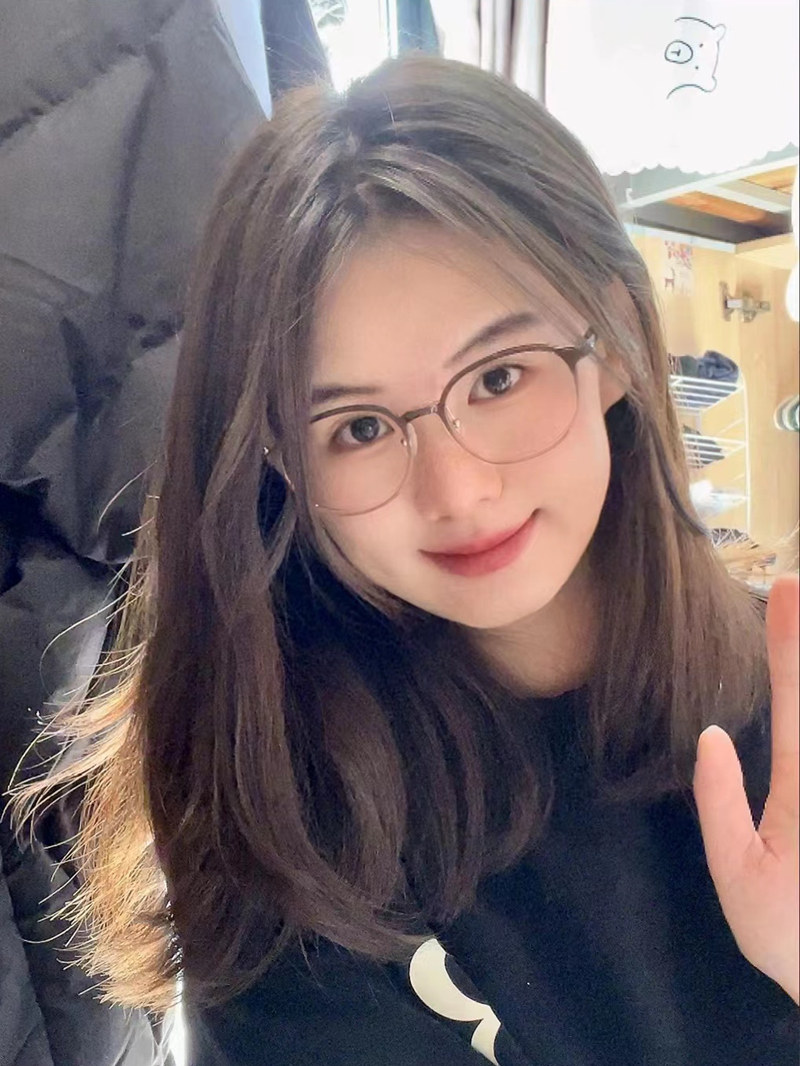 超轻韩系渐变茶棕圆框眼镜女配度数不显厚度减龄平光防蓝光镜良也