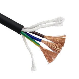 国标多芯高柔拖链电缆TRVV 3 4 5 8 16 30芯0.08铜丝机械手电源线