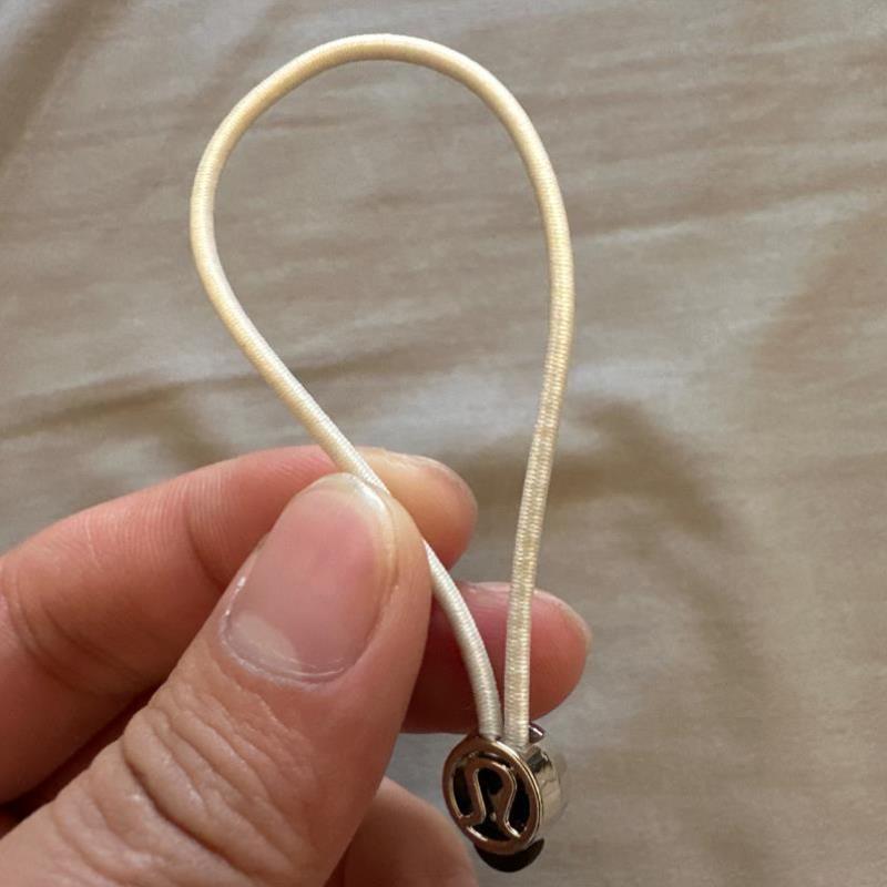 lulu同款拉链头 服饰配件拉尾 发圈弹力绳子头绳diy橡皮筋头绳