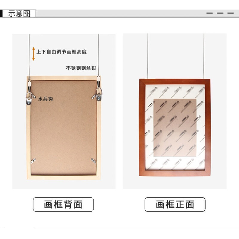 挂画器轨道槽条挂画线钢丝绳吊码画廊H画展吊画挂V钩勾绳挂镜线