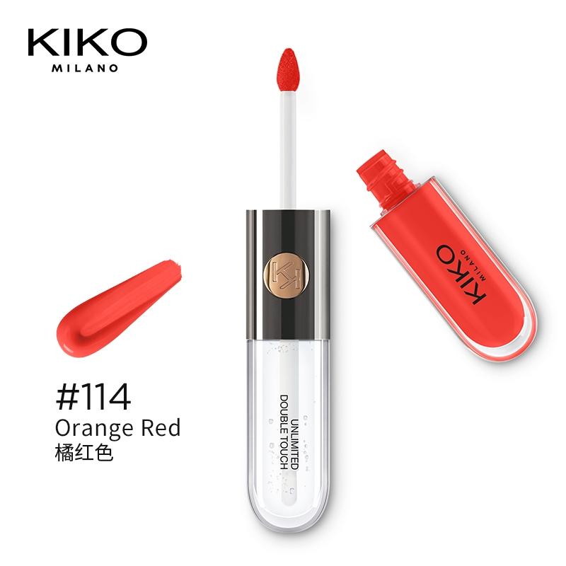 【欧洲直邮】KIKO双头唇釉小众品牌持久唇彩唇蜜  114# 6ml