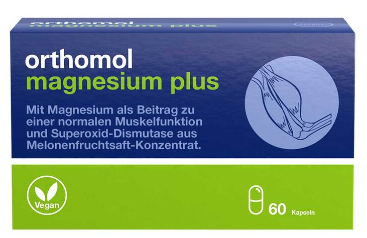 Orthomol 奥适宝 哈密瓜提取补镁营养口服胶囊 促进新陈代谢 60粒