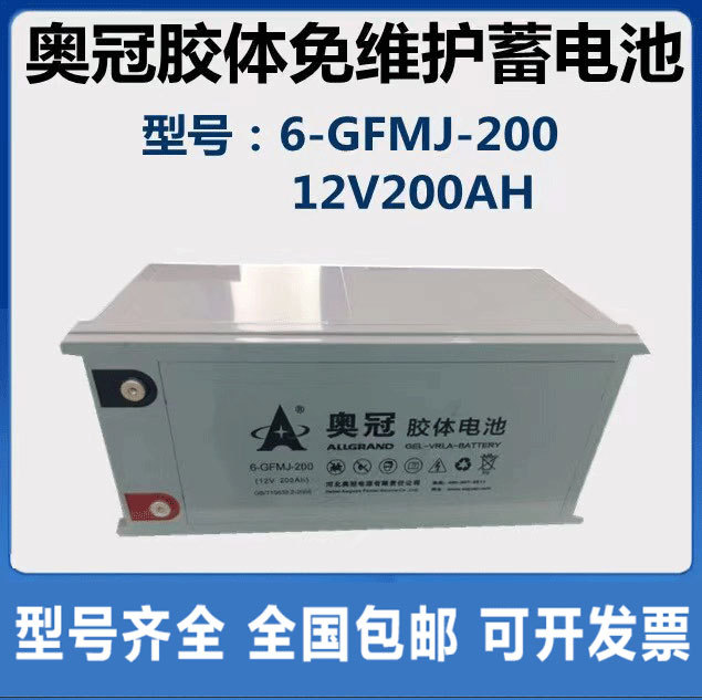 奥冠胶体蓄电池6-GFMJ-2蓄电池
