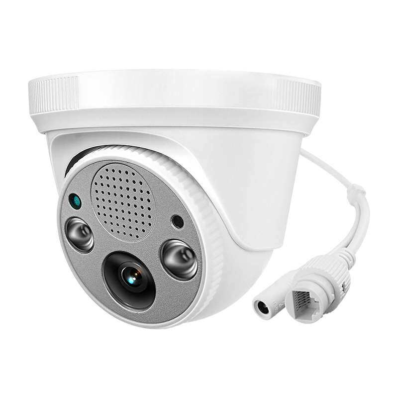 有线摄像头监控家用夜视室内插卡广角高清网络语音对讲连手机远程