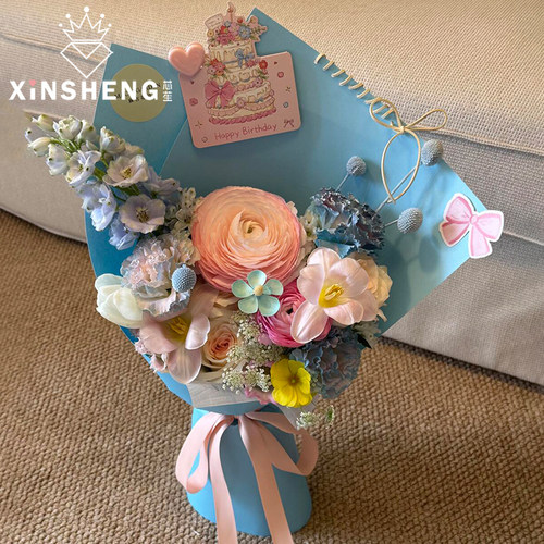 芯苼硬挺加厚牛皮纸鲜花包装纸