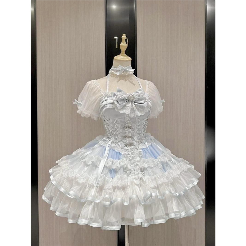 冰雪舞曲洛丽塔夏季蛋糕短裙