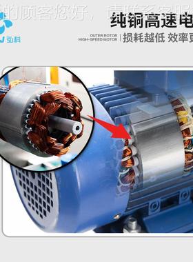 式92511-2多翼低噪6音厨房排油排烟通风风机工业高效节能离心机