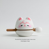 无聊了 可爱木鱼解压情绪稳定神器桌面工位摆件礼物 敲一敲小羊