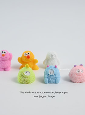 芝麻街车载无聊了内饰可爱小怪兽