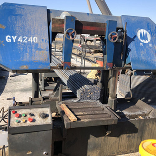 极速新品各种工字钢铁钢筋切割4240带锯床机有M42U双金属带锯X条