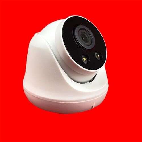 雄迈黑光半球全彩暖光1080P 300万500万室内高清POE网络摄像头