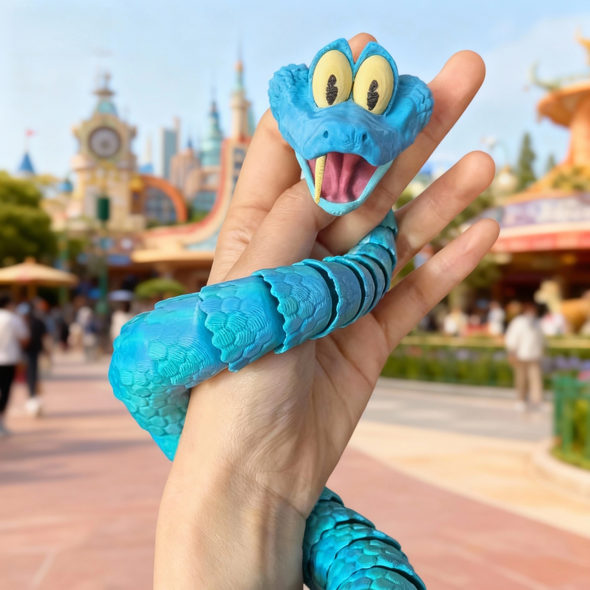 3d打印盖瑞蛇全关节可动玩偶模型