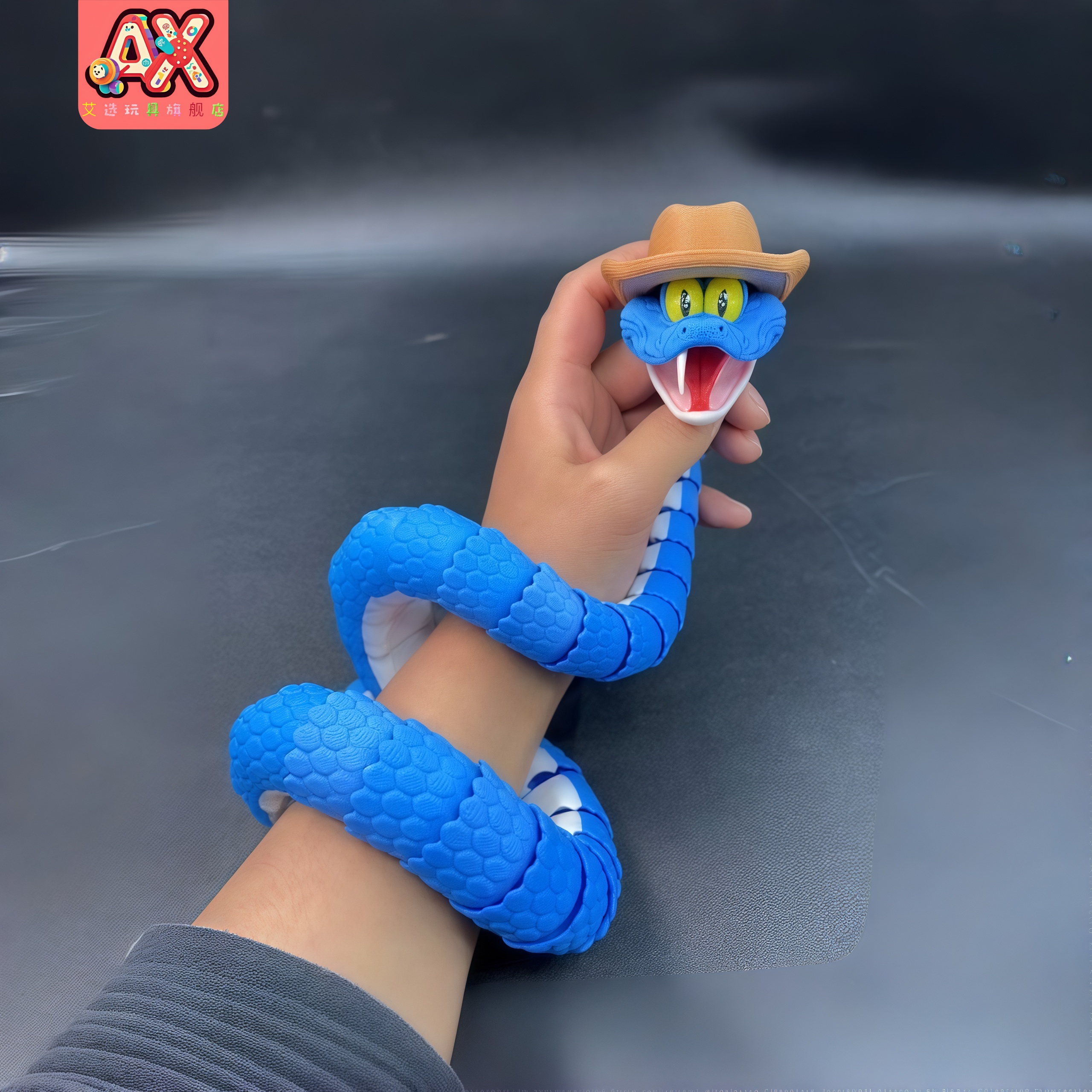 3d打印盖瑞蛇全关节可动模型玩具