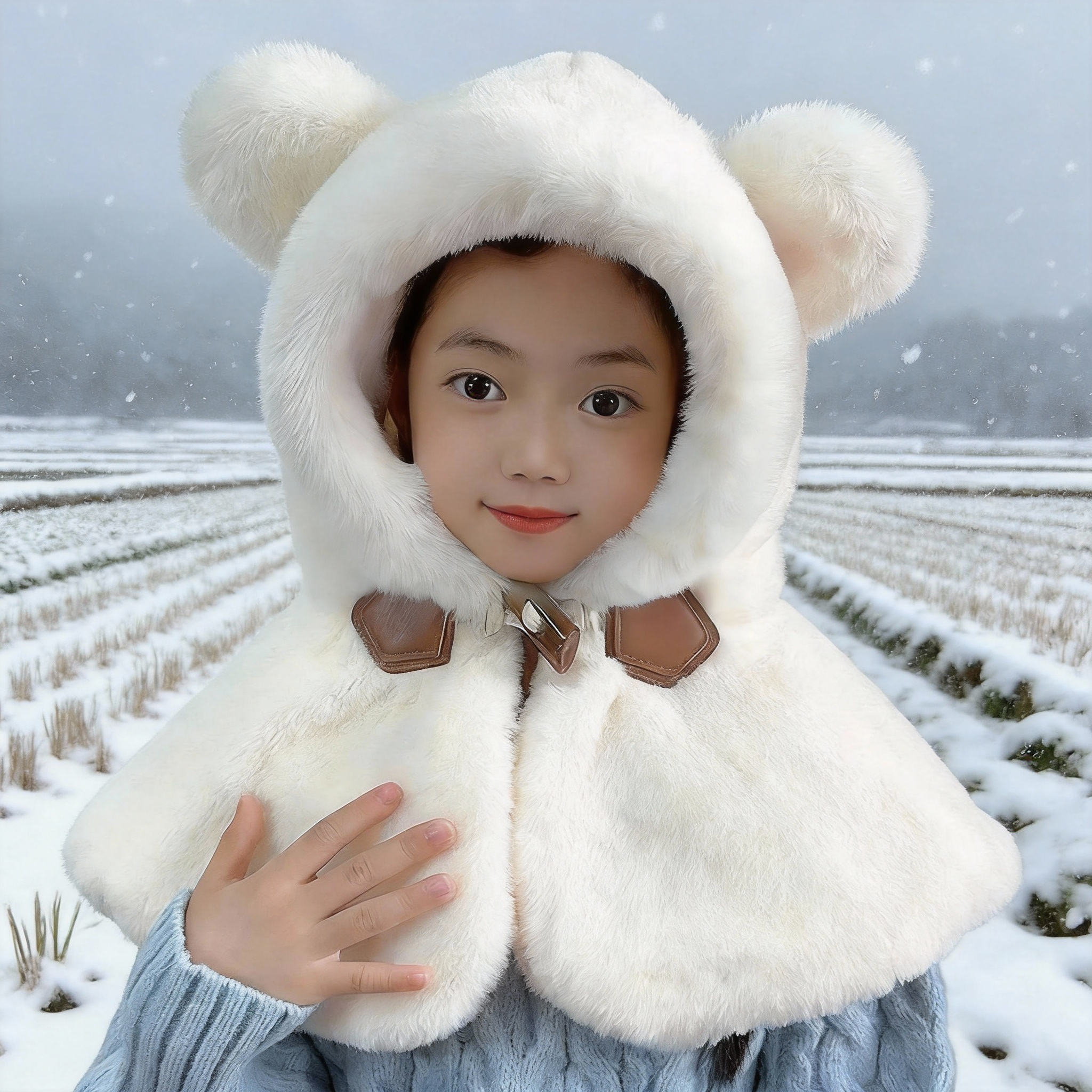 2026年新款儿童帽子冬季围巾手套一体女童宝宝冬天防寒保暖护耳帽,玩具/童车/益智/积木/模型,儿童穿戴/装扮类玩具,淘宝优惠券,粉丝福利购,淘宝优惠卷