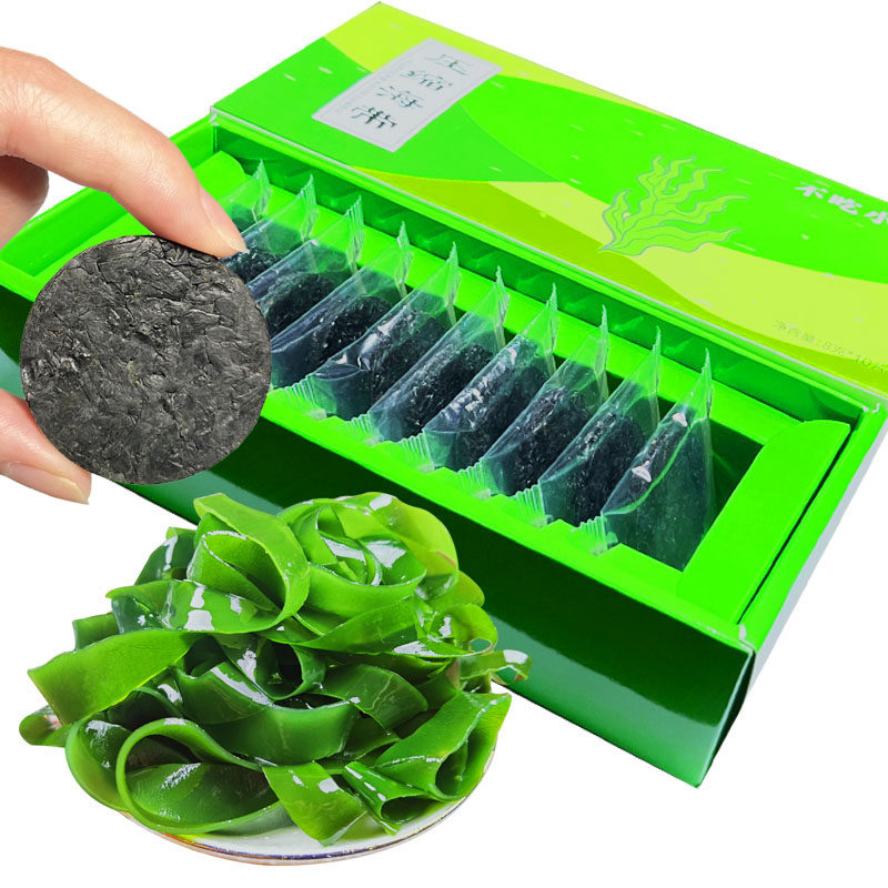 压缩小海带苗干货嫩特产级烘干海带苗免洗泡即食凉拌丝裙带菜圆饼