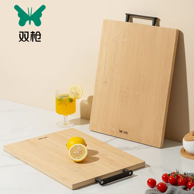 切菜板厨房砧板双枪方形竹子面板