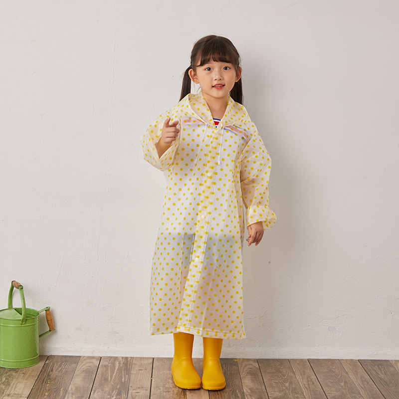 一次性雨衣儿童女童4岁8长款加长加厚鞋套骑车游乐场玩水透明骑行