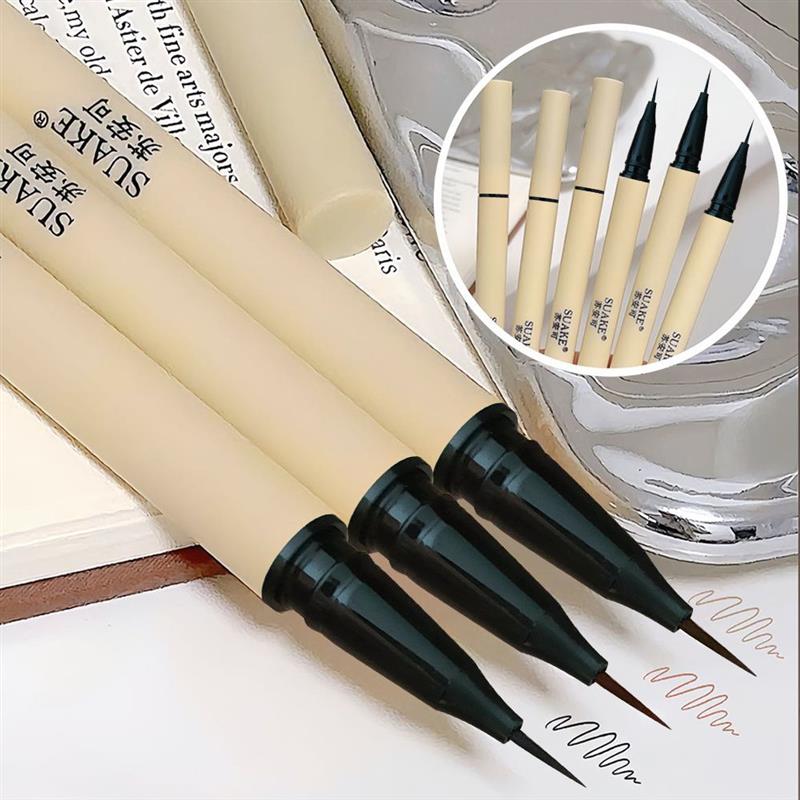 0.01mm程十安推荐极细眼线笔防水防汗持久不晕染卧蚕笔下睫毛速干