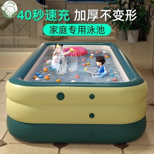 儿童充气游泳池家用宝宝婴儿戏水池大型家庭小孩水池户外大人泳池