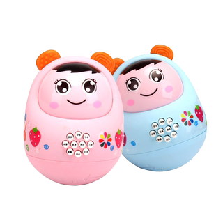 婴幼儿不倒翁宝宝0一1岁6个月以上抬头练习玩具儿童六7早教8益智9