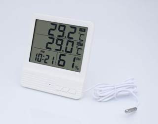 高精度数显电子温湿度计 家用带温度探头 室内外双显大屏幕CX301A