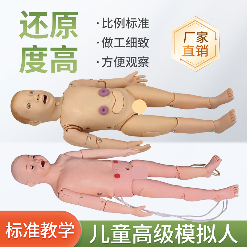 美善新生儿一三岁五岁儿童模型