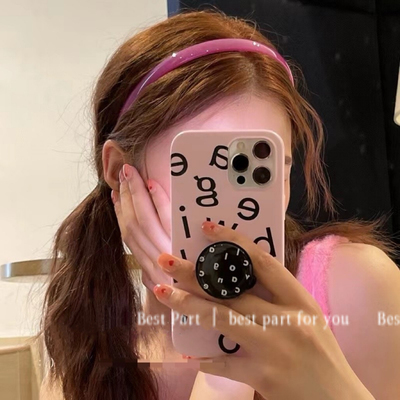 新款果冻色亚克力基础发箍ins少女彩色洗脸百搭压发头箍细边发饰