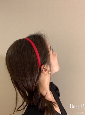 bestpart高级感丝绸缎面发箍韩系网红细头箍ins气质可爱甜美发饰
