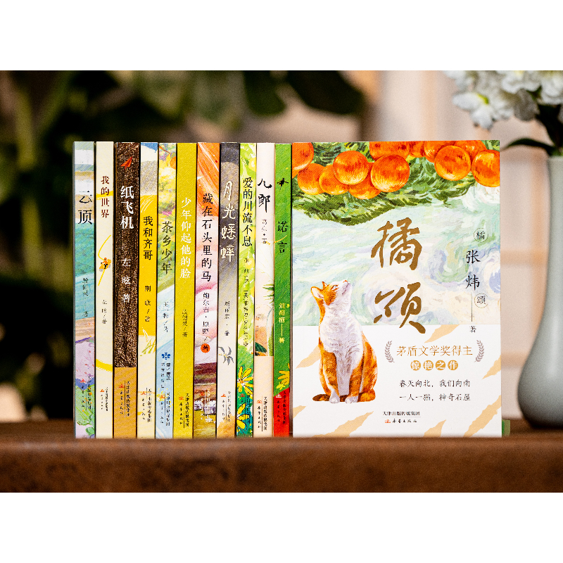 新蕾原创儿童文学宝藏全12册藏在石头里的马+我和齐哥+少年仰起他的脸+云顶+茶乡少年+爱的川流不息月光蟋蟀+橘颂+我的世界+纸飞机