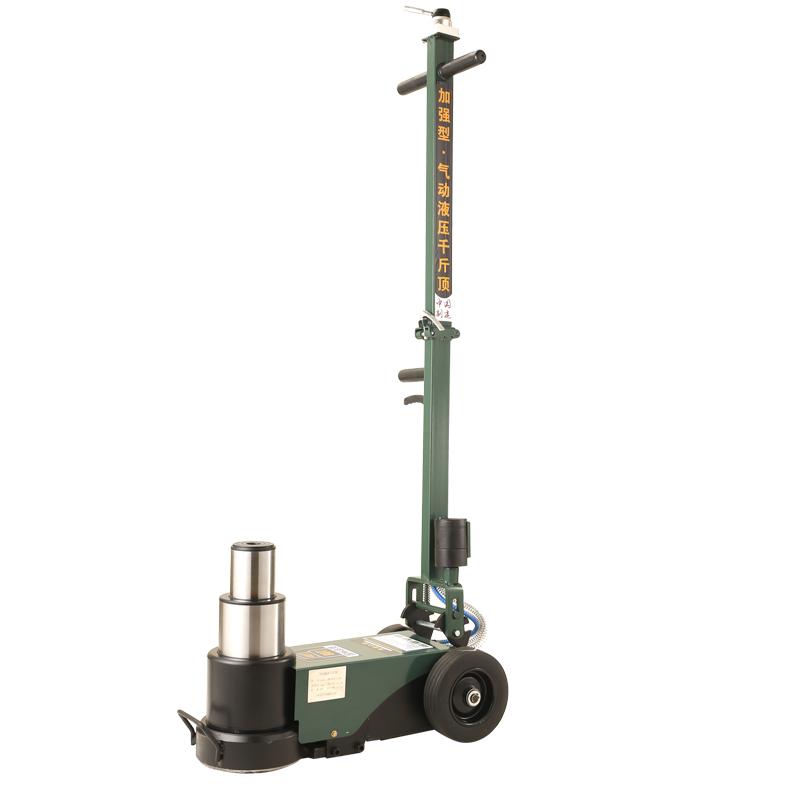 成华巨力卧式气动千斤顶液压30t50t80t100吨货车专用大吨位千金顶