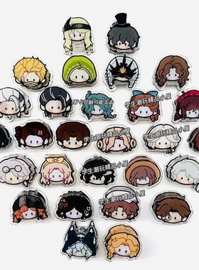 第五人格双面夹拉拉队员渔女pp夹卡通动漫手账便签夹收纳夹学生礼