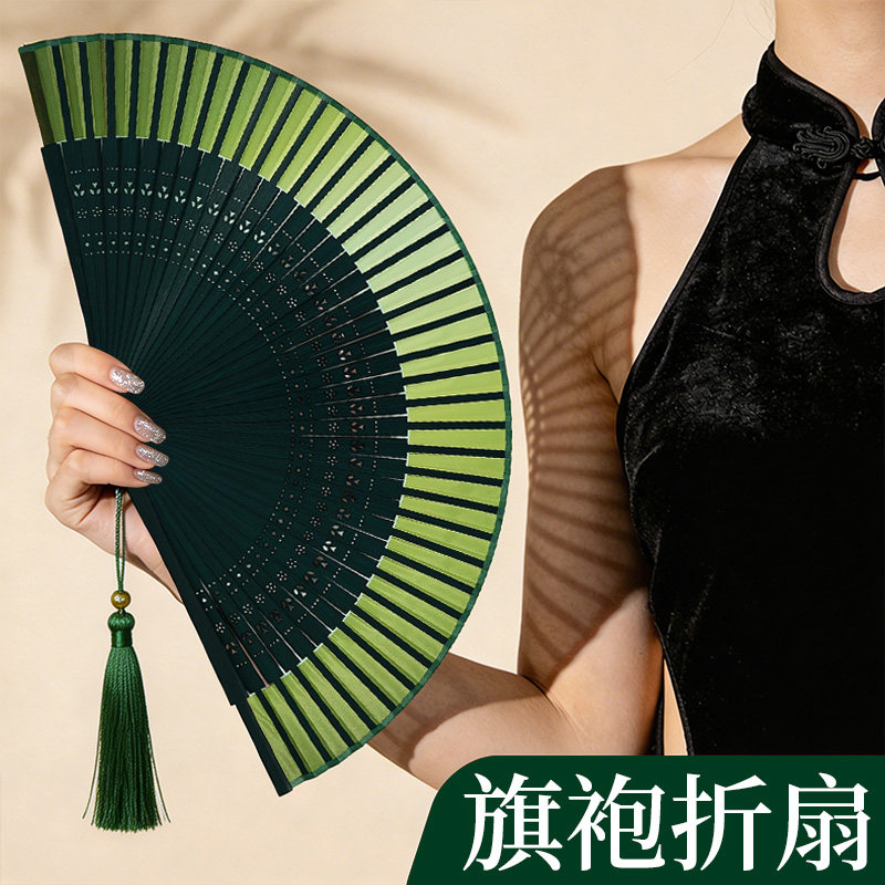 【秒开秒合旗袍专用】古风折扇图片