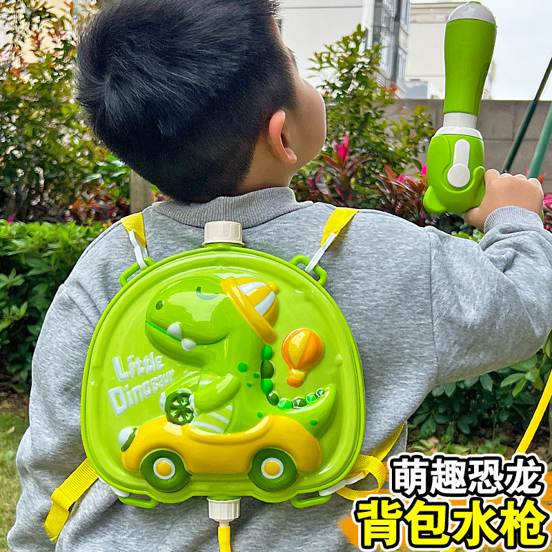 2026爆款水枪玩具儿童背包滋水枪抽拉式喷水打水仗泼水节神器礼物