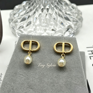 Tiny Sylvie高定明星同款小珍珠耳钉吊坠CD摆件mars25博主推荐