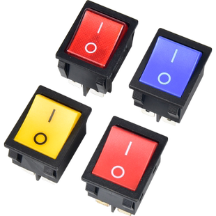 200/250电焊机电源开关30A耐压250V大电流船型4脚kcd4氩弧焊配件