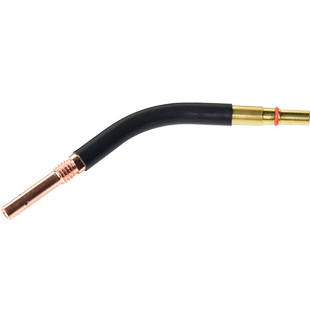 3支装 350A气保焊枪弯管配外丝连接杆紫铜松下款二保焊机配件大全