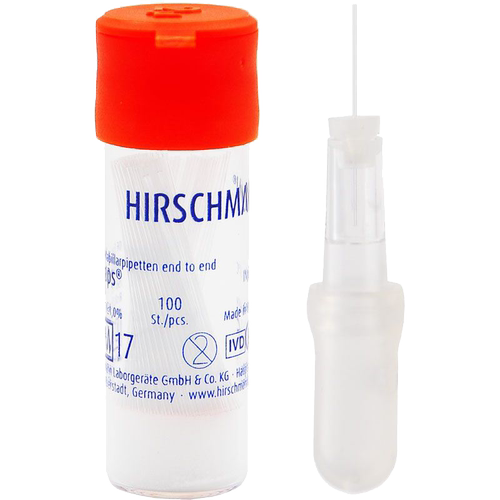 微量毛细管玻璃点样定量毛细管赫施曼HIRSCHMANN 0.5ul/1ul/2ul/3ul/4ul/5ul/10ul/20ul/50ul/100ul 100支/筒