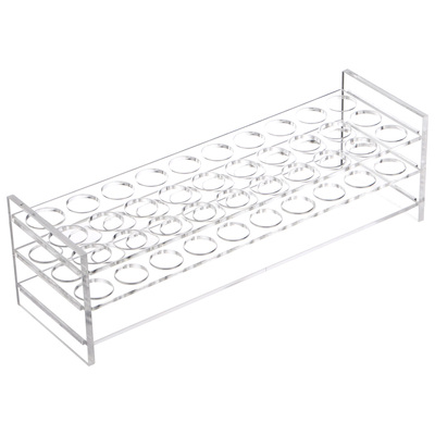 有机玻璃试管架普料 19mm21mm26mm 亚克力透明塑料离心管架 实验室样品架30孔40孔50孔