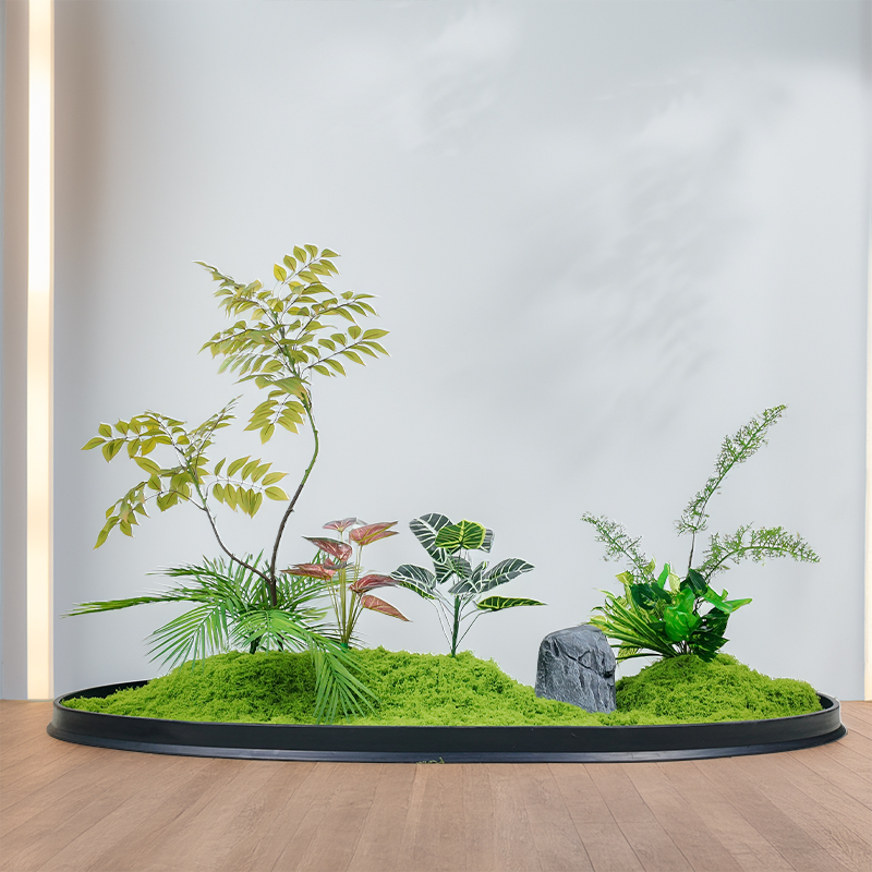 植物苔藓造景装饰组合仿真绿植仿DIY高端轻奢植摆件阳台角落造景