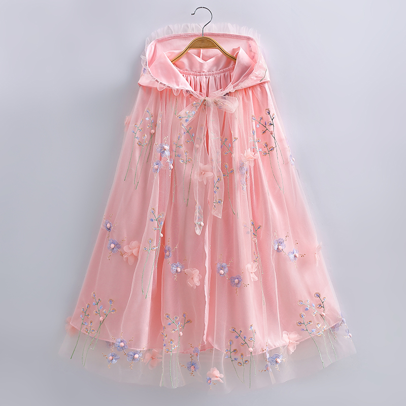 女童汉服披风汉服中国风百搭斗篷