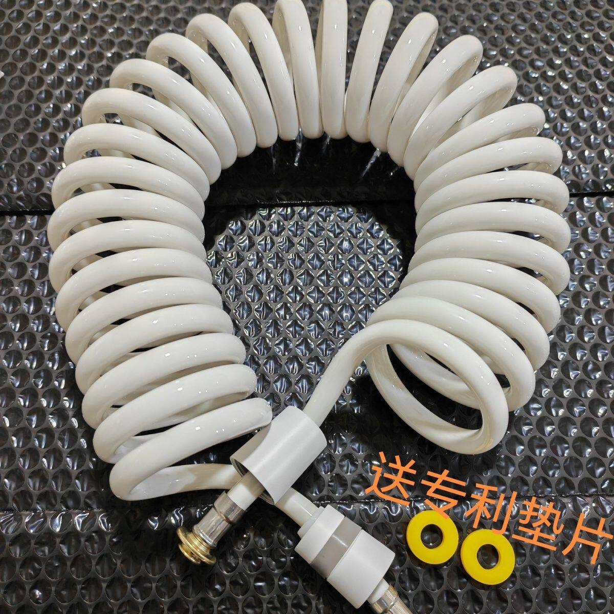 电话线花洒淋浴喷枪软管水管弹力弹簧伸缩变形马桶进水管流量防爆