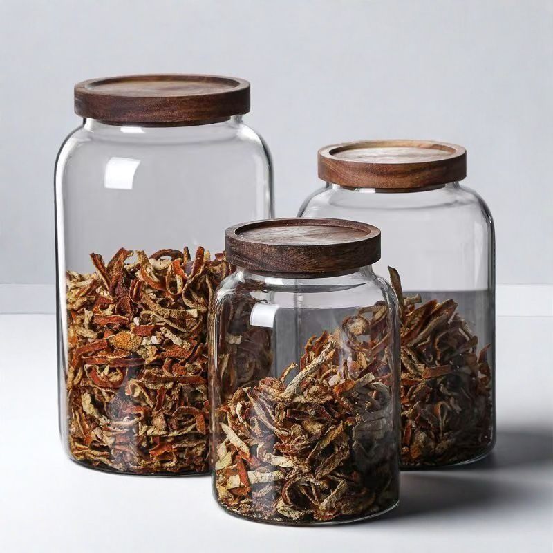 玻璃食品级密封罐储物罐茶叶罐陈皮收纳防潮咖啡豆加厚收纳瓶子