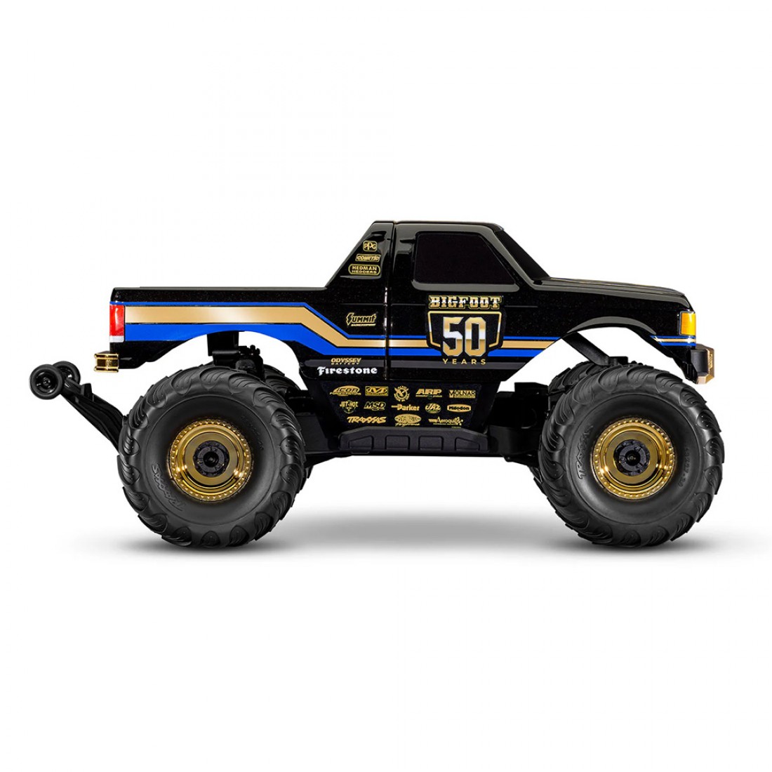 【代购】Traxxas 1/10 Bigfoot 4x4 四驱怪兽卡车 50 周年限量版