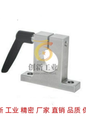 T型光轴固定座SKBK12侧面安装固定座夹管锁轴T型连接件铝SHA20